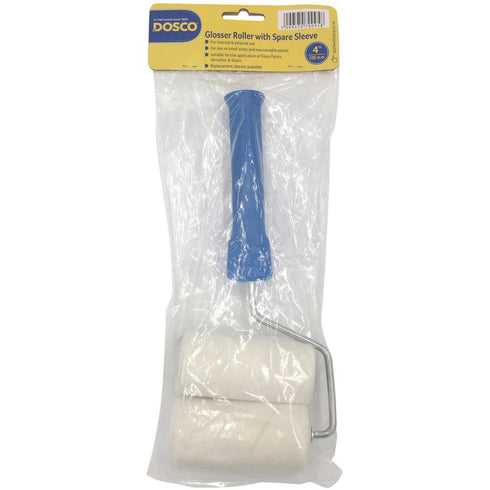 4" GLOSS ROLLER COMPLETE WITH REFILL 6